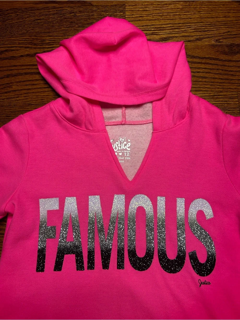 Justice hot pink